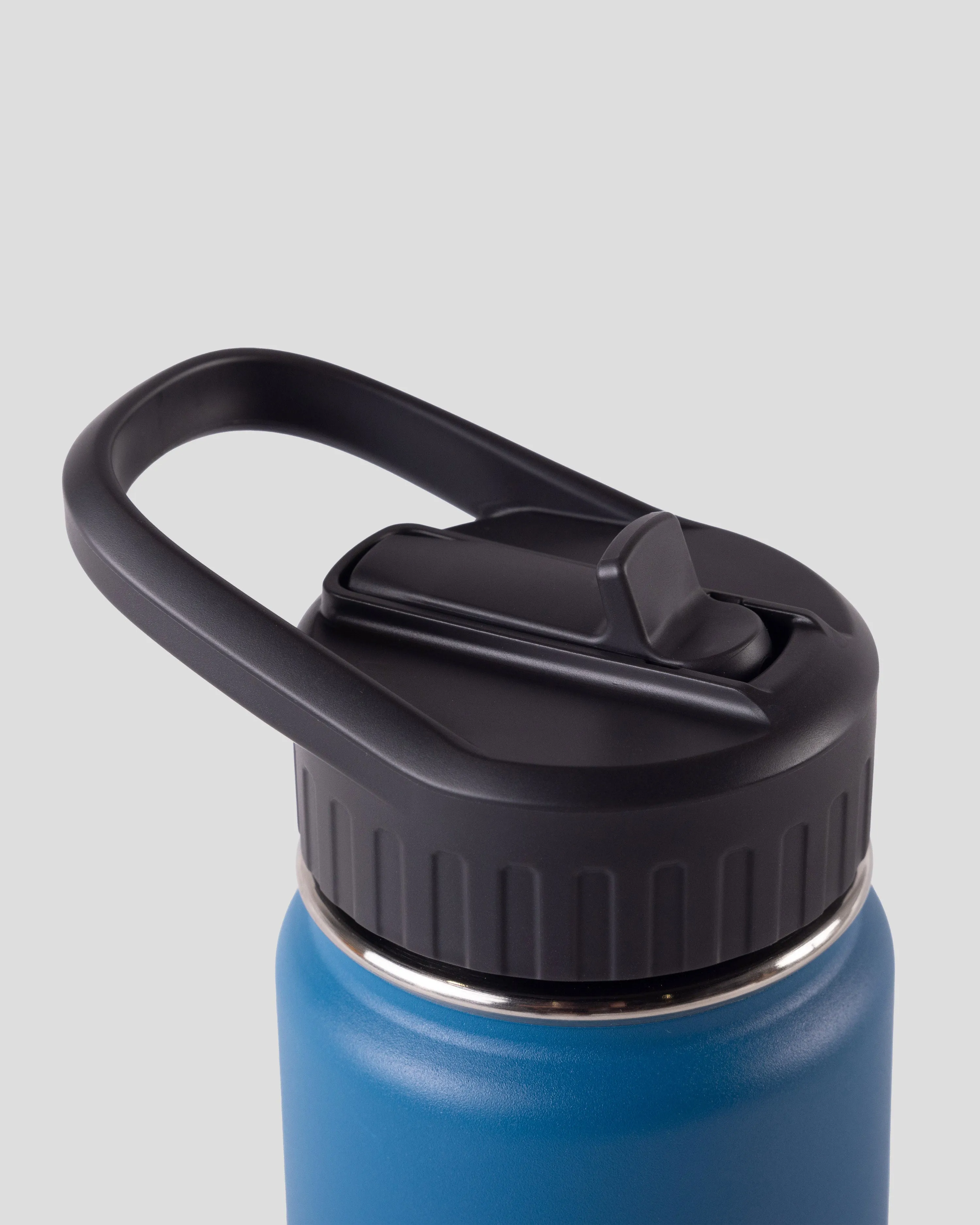 Kids' Straw Lid Insulated Bottle - 530 ml - Dark Eddy