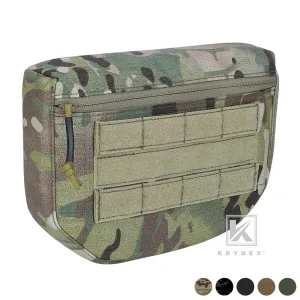 KRYDEX Tactical Dangler Pouch Abdominal Carrying General Purpos Fanny Pack Storage Tool Organizer Utility Bag for Armor Plate Carrier Vest