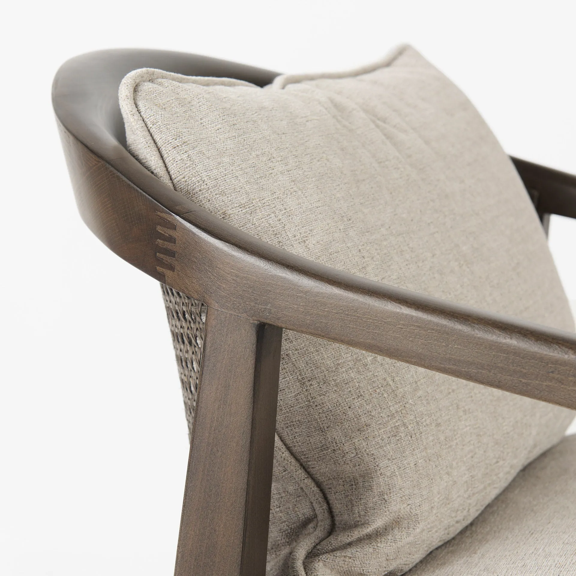 Landon Accent Chair | Grey & Dark Brown