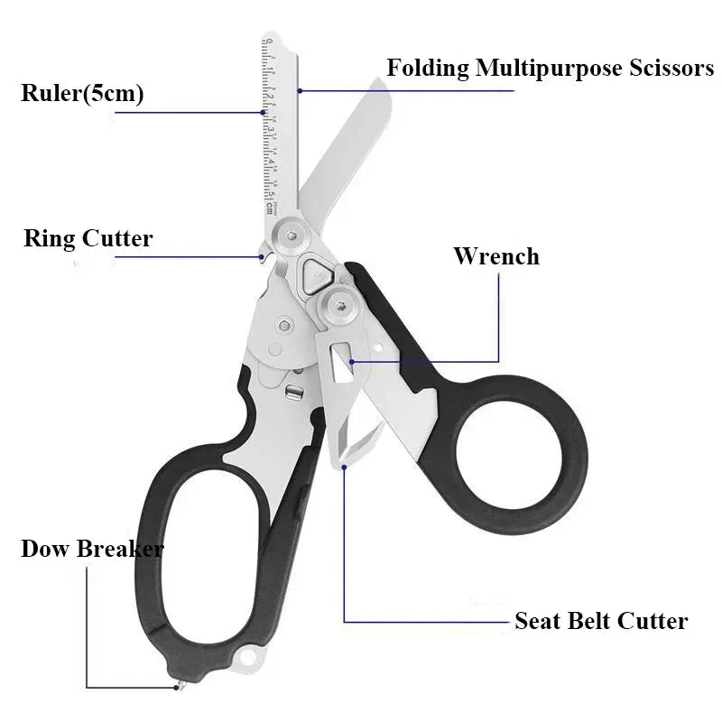 Leatherman Raptors First Aid Tactical Folding Scissors Multifunction..