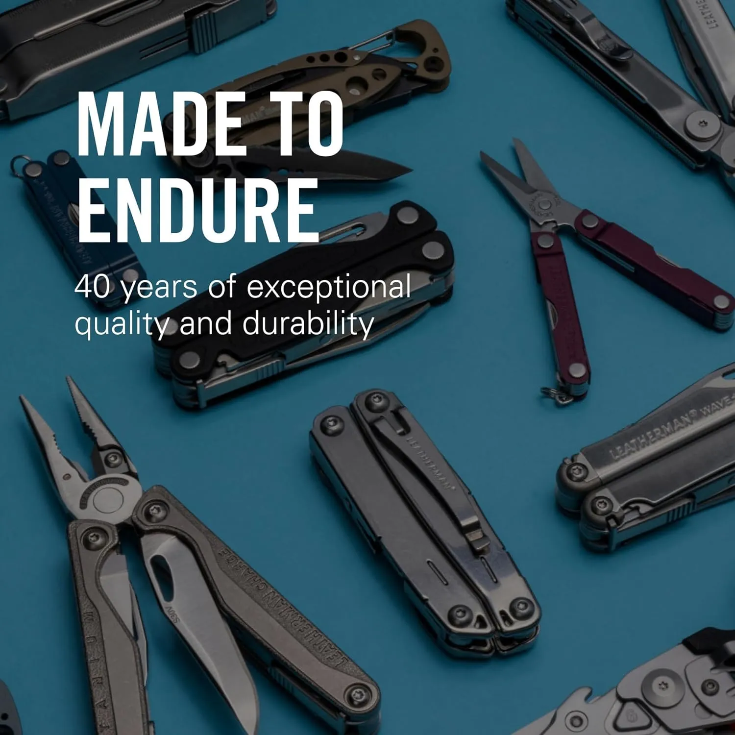 LEATHERMAN, Signal, 19-in-1 Multi-tool for Outdoors, Camping, Hiking, Fishing, Survival, Durable & Lightweight EDC, Made in the USA, Blue/Red