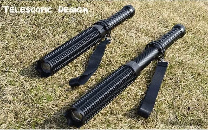 LED Tactical Baseball Bat - Self-Defense Flashlight Tool