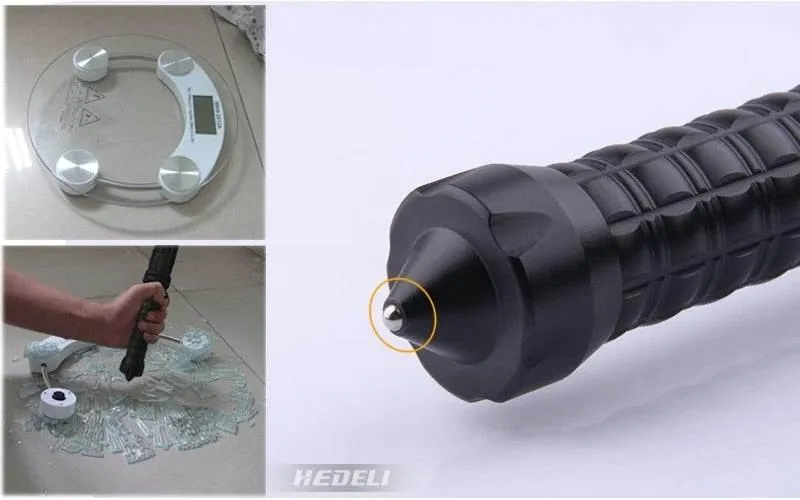 LED Tactical Baseball Bat - Self-Defense Flashlight Tool