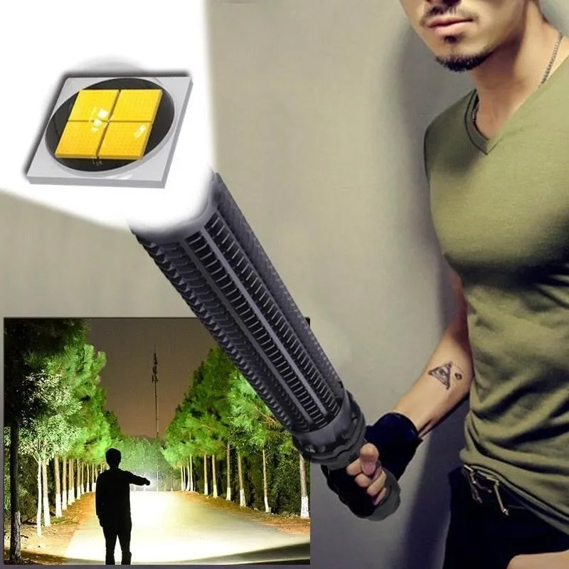 LED Tactical Baseball Bat - Self-Defense Flashlight Tool