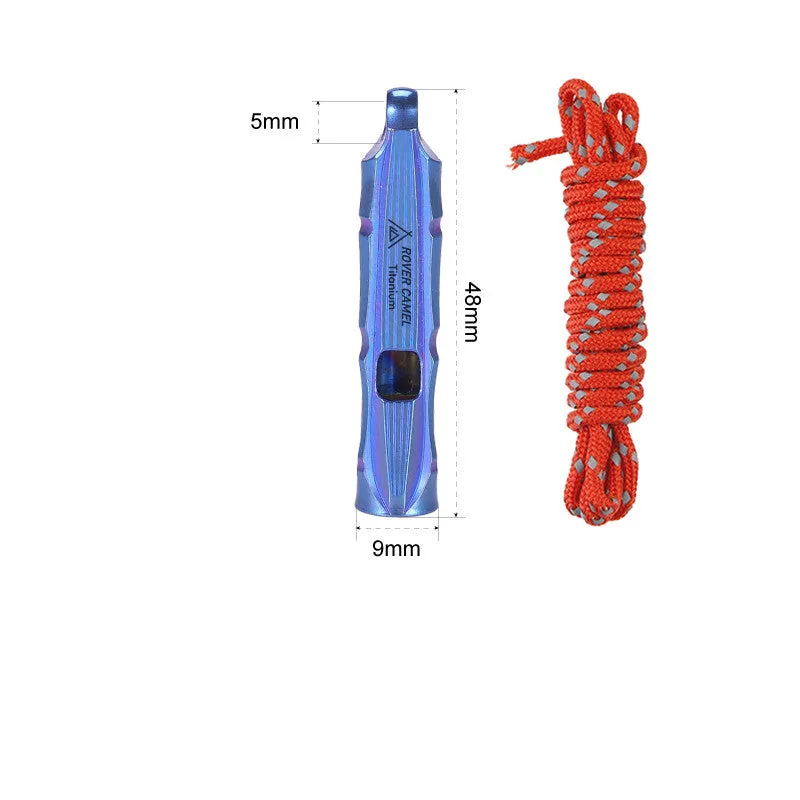 Lightweight Portable Sounding Lanyard Whistle Life Saving Survival  High Frequency Whistle