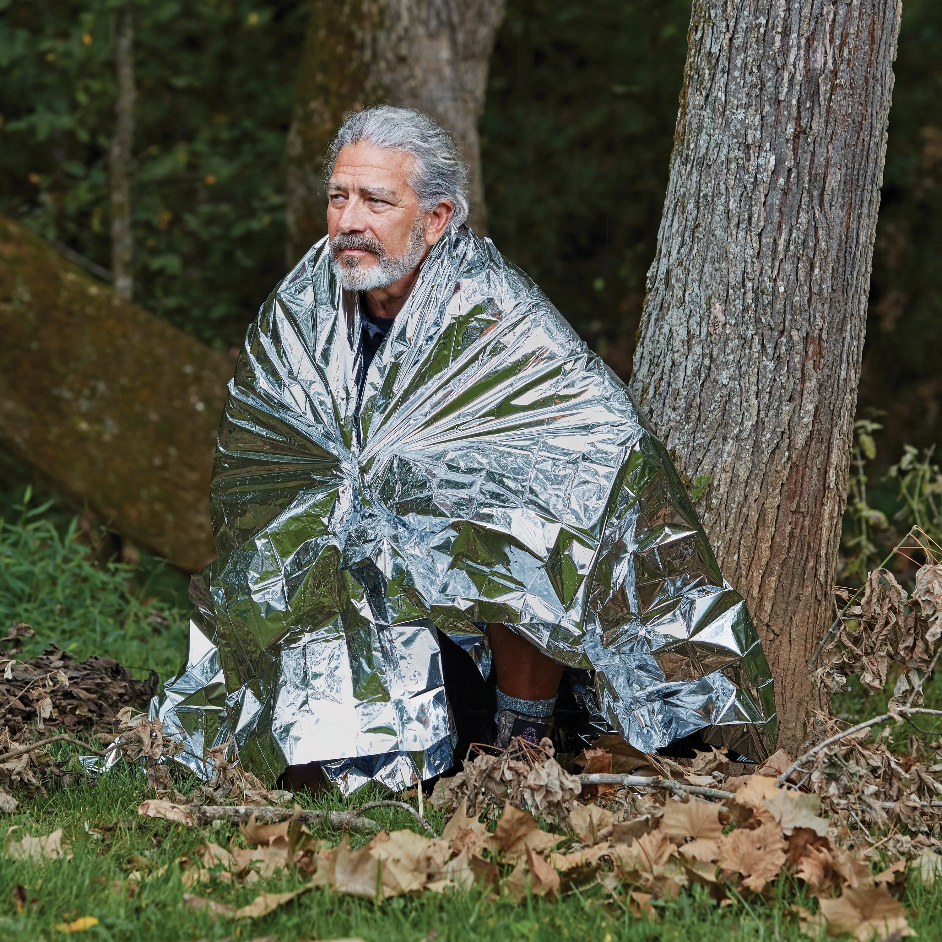 Lightweight  Reusable Camping Emergency Survival Blanket - 1.5 Oz for Outdoor Adventures