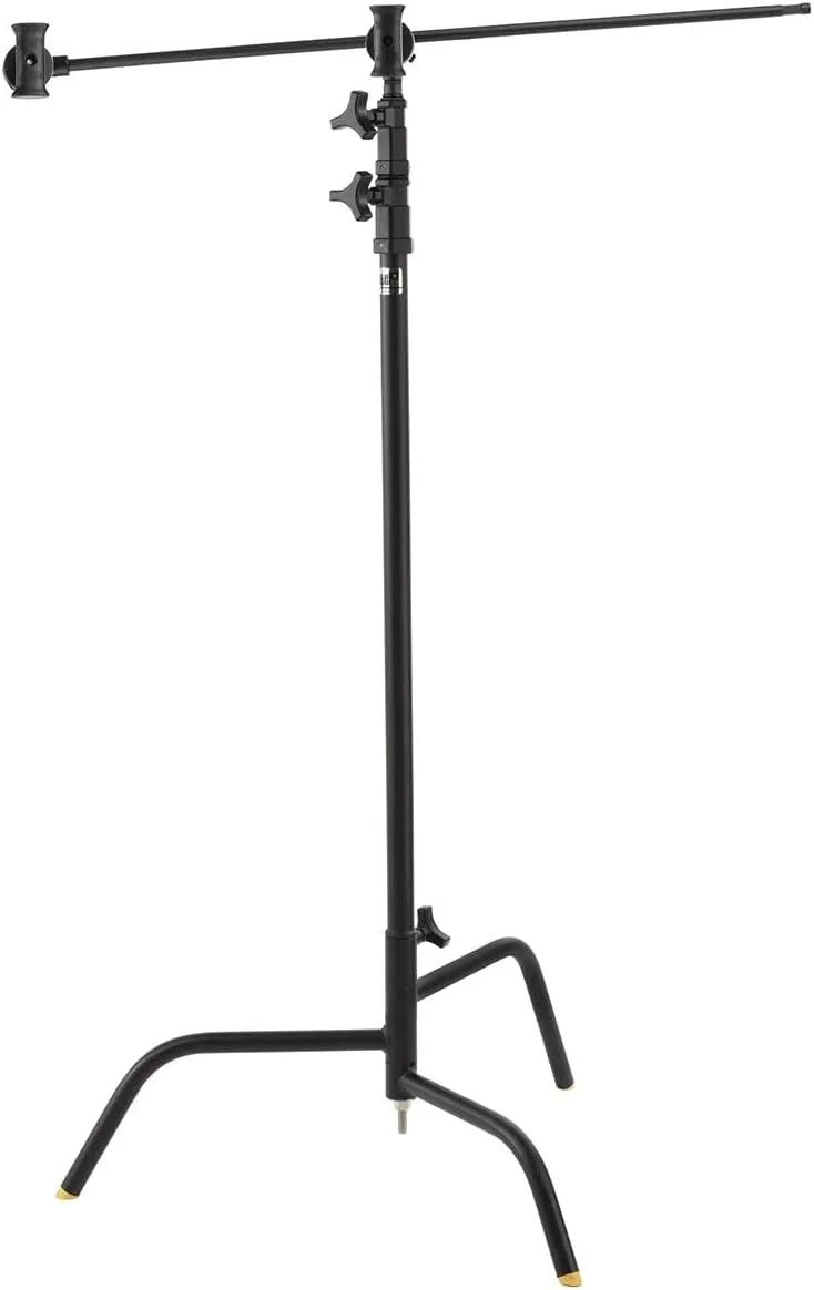 Lowel 40" C-Stand Turtle Base Kit with 2.5" Grip Head and 40" Grip Arm, Black