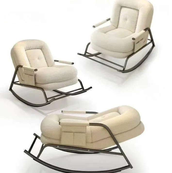 Luxury Rocking Chair - Padded Modern Relaxation Furniture