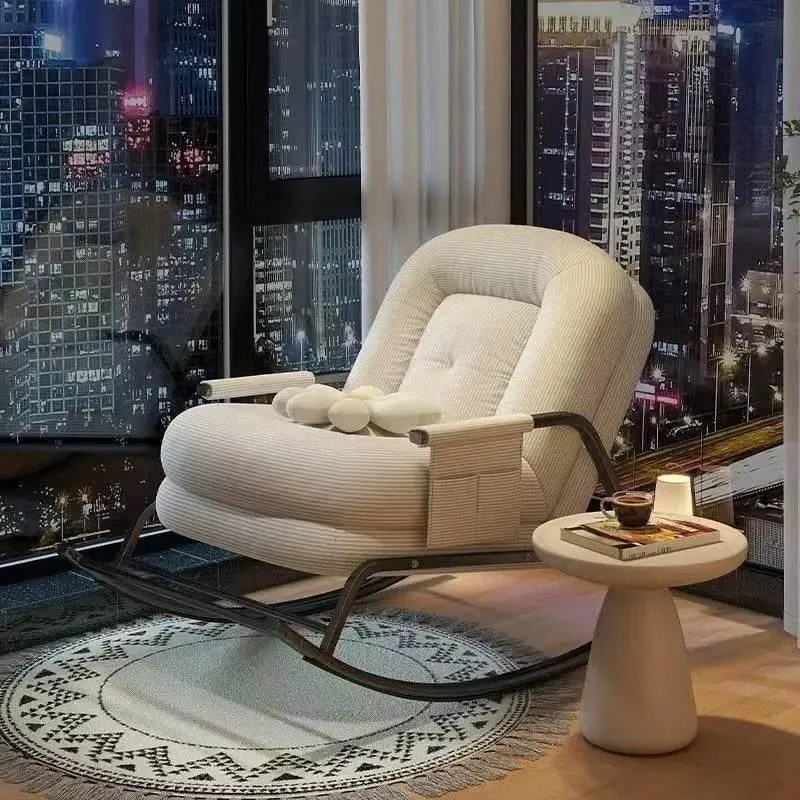 Luxury Rocking Chair - Padded Modern Relaxation Furniture