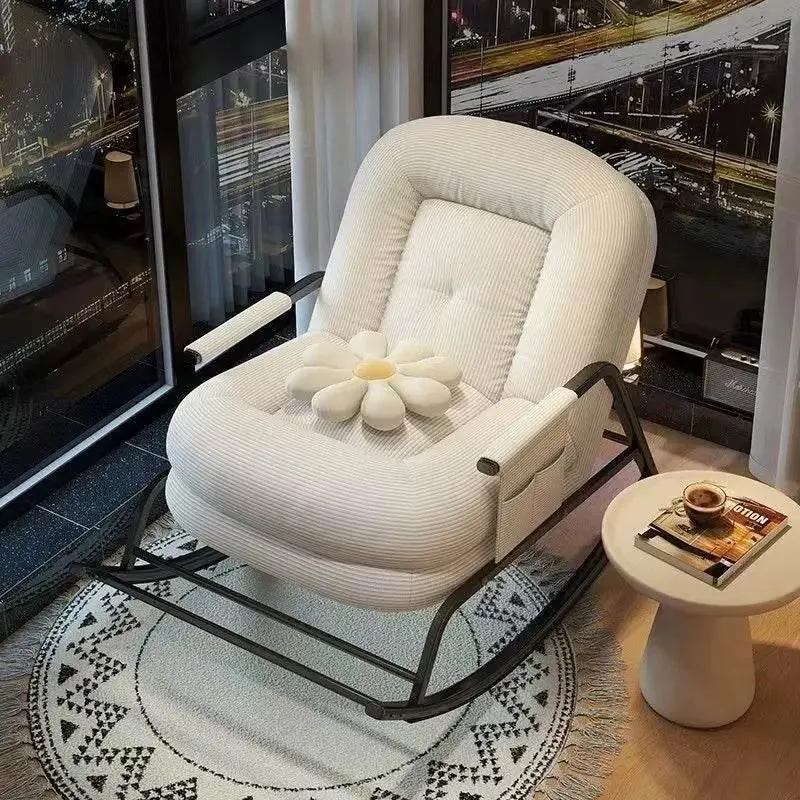Luxury Rocking Chair - Padded Modern Relaxation Furniture