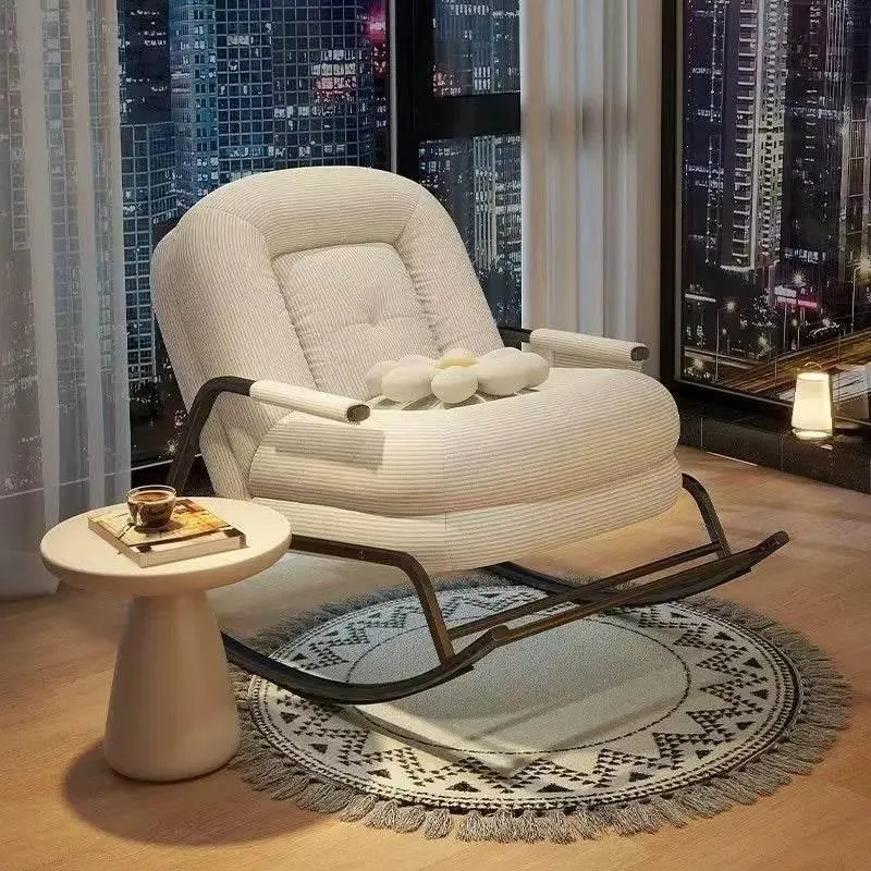 Luxury Rocking Chair - Padded Modern Relaxation Furniture