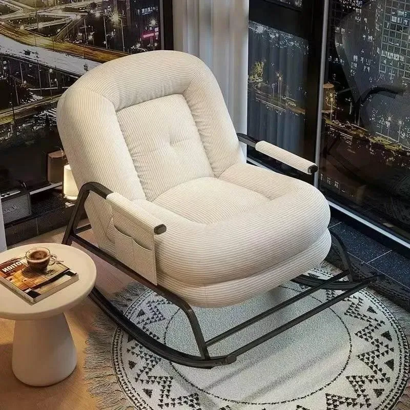 Luxury Rocking Chair - Padded Modern Relaxation Furniture