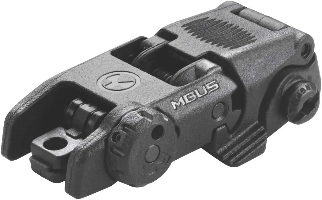 Magpul MBUS Flip-Up Backup Sights, Black, Rear Sight