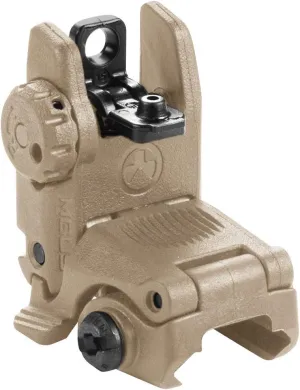 Magpul MBUS Flip-Up Backup Sights, Black, Rear Sight
