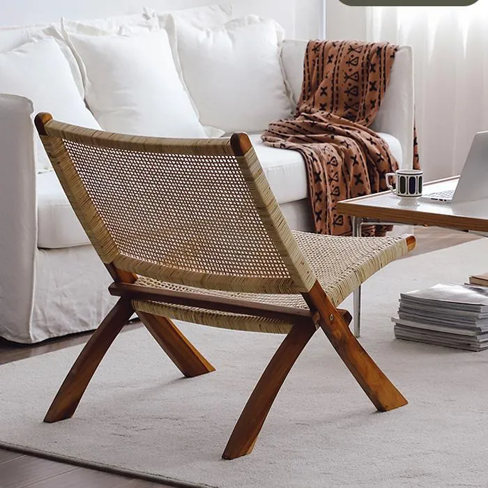 Malcolm Rattan Folding Chair