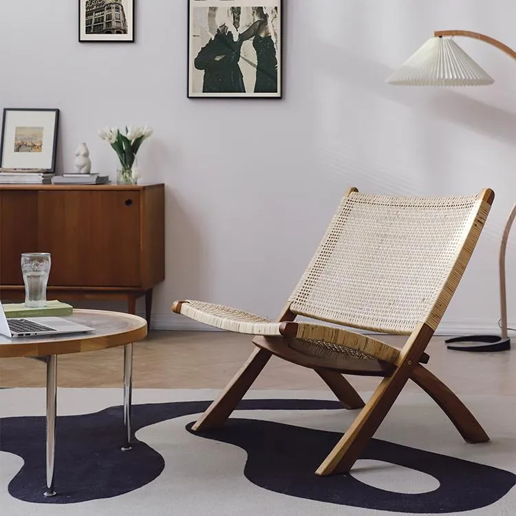 Malcolm Rattan Folding Chair