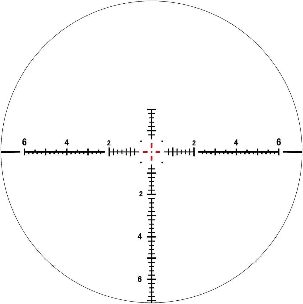 March Genesis Tactical 6-60x56mm Riflescope, FML-3 Reticle, 0.1 MIL Illuminated FFP, 114 MIL Elevation, HighMaster Lens, Integrated Mount (D60V56GFIML10-FML-3)