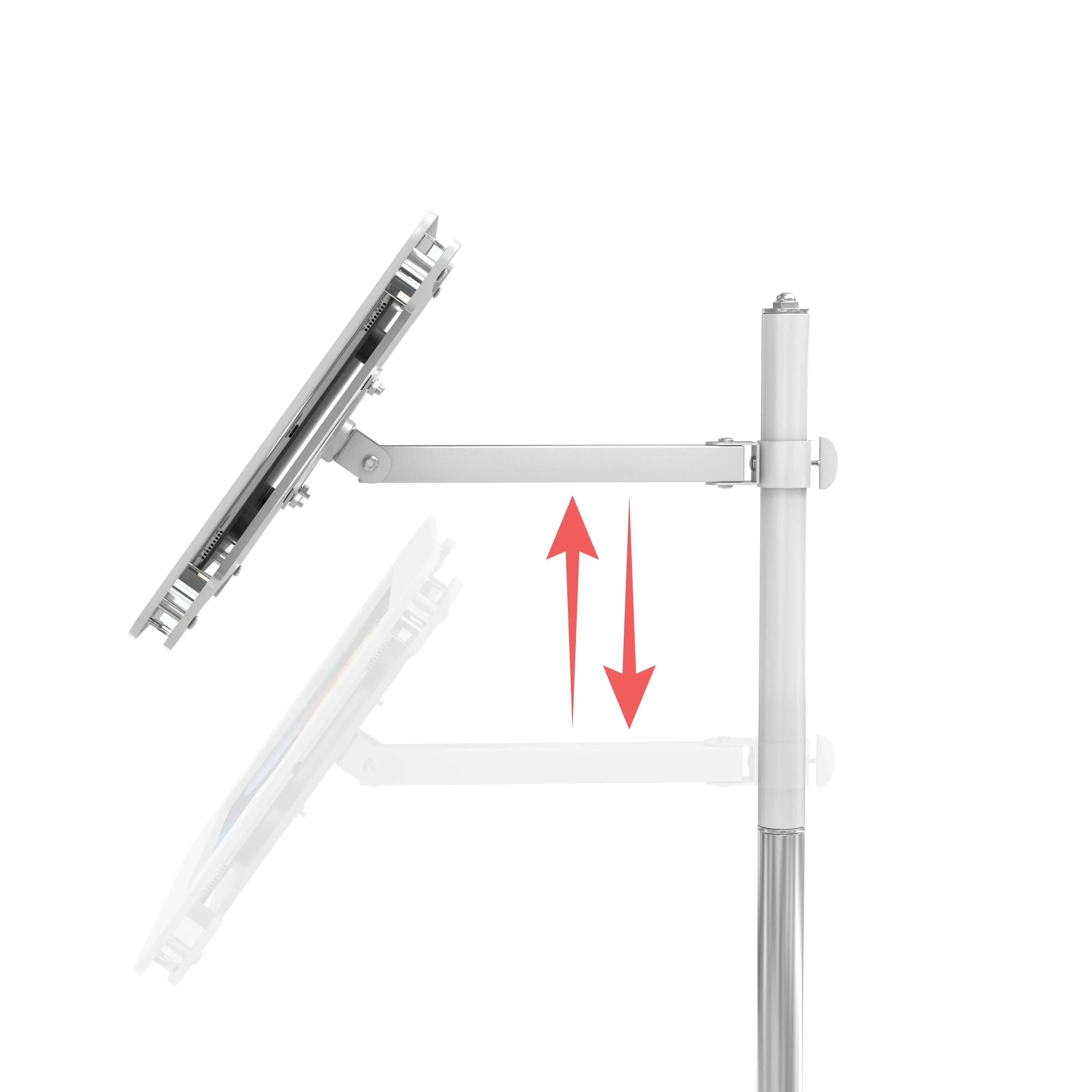 Medical Rolling Cart with Articulating Arm & Accessories