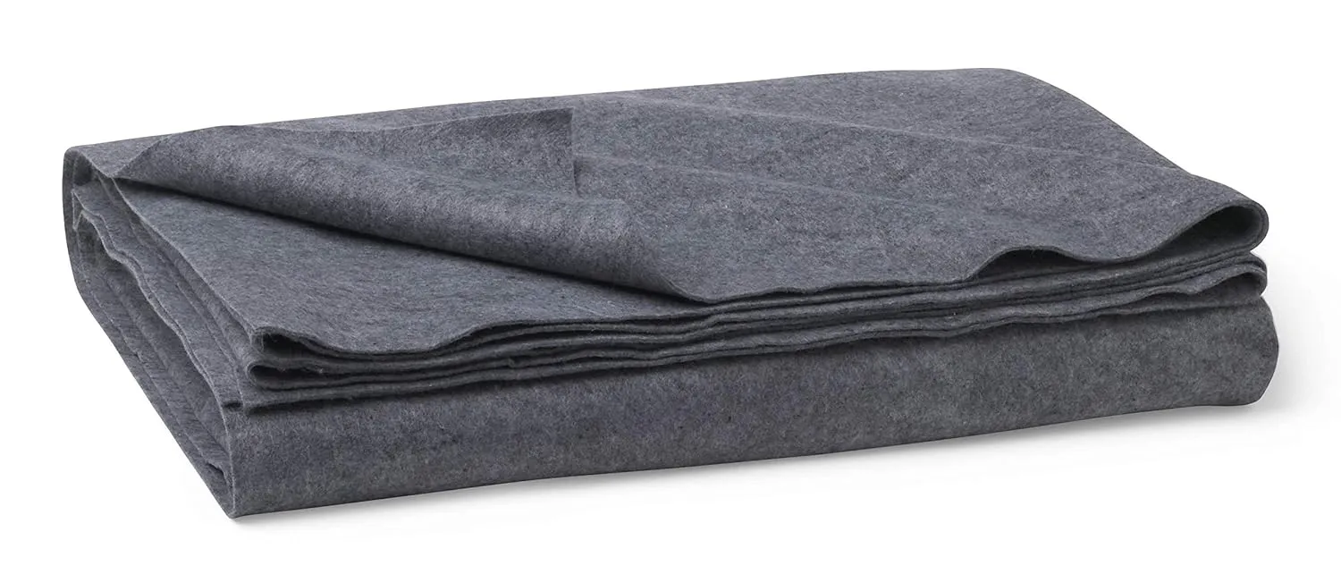 Medline Disposable Emergency Blanket, 40 x 80, Gray (Pack of 10)