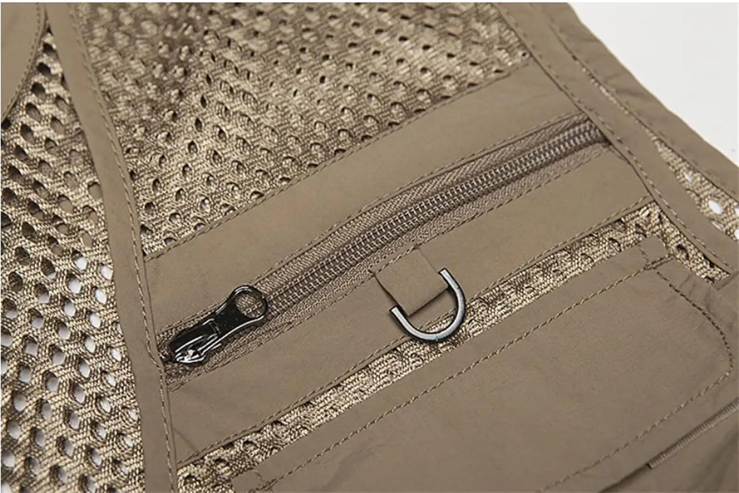 Mens Tool Multi Pockets Mesh Work Sleeveless Jacket Summer Fishing Waistcoat Tactical Outdoor Mesh Vest