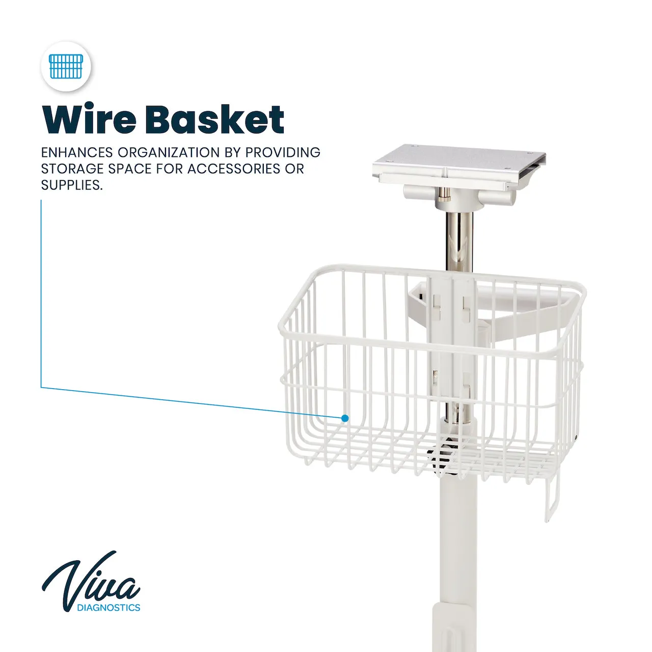 Mobile Stand for Omni Vital Signs Monitor