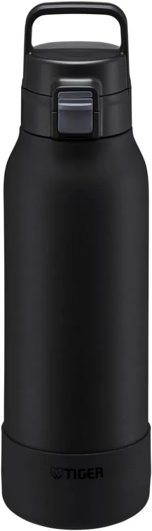 MTA-B120KK Tiger Thermos Water Bottle, 0.3 gal (1.2 L), Easy to Open with One Handle, One-Touch Vacuum Insulated Stainless Steel Bottle, For Sports Drink, Large Capacity, Direct Drinking, Wide Mouth,