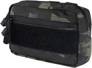 Multicam Black MOLLE PALS Tactical Compact Utility Tool Hook Loop Panel Pouch