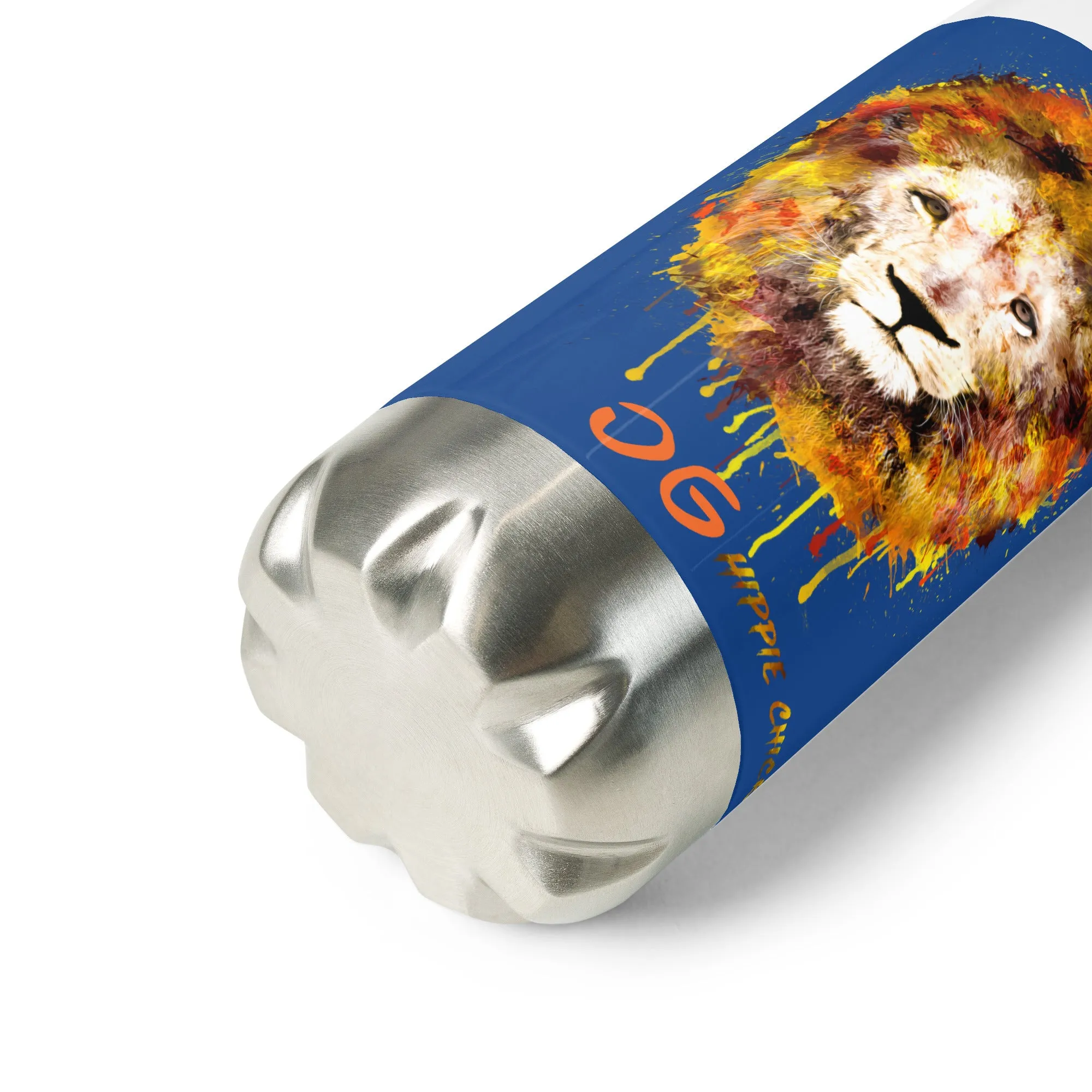 Navy Stainless Steel Water Bottle