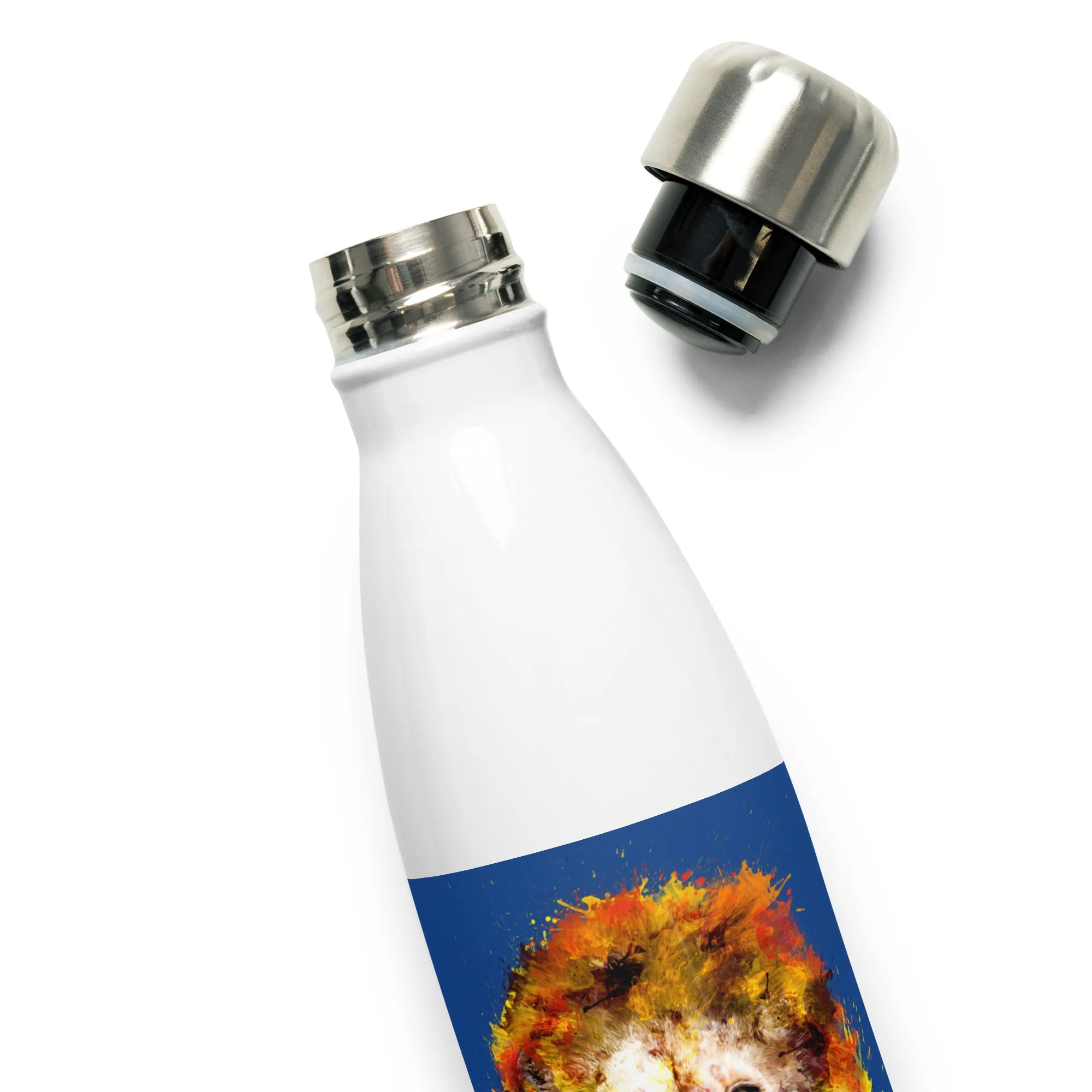 Navy Stainless Steel Water Bottle