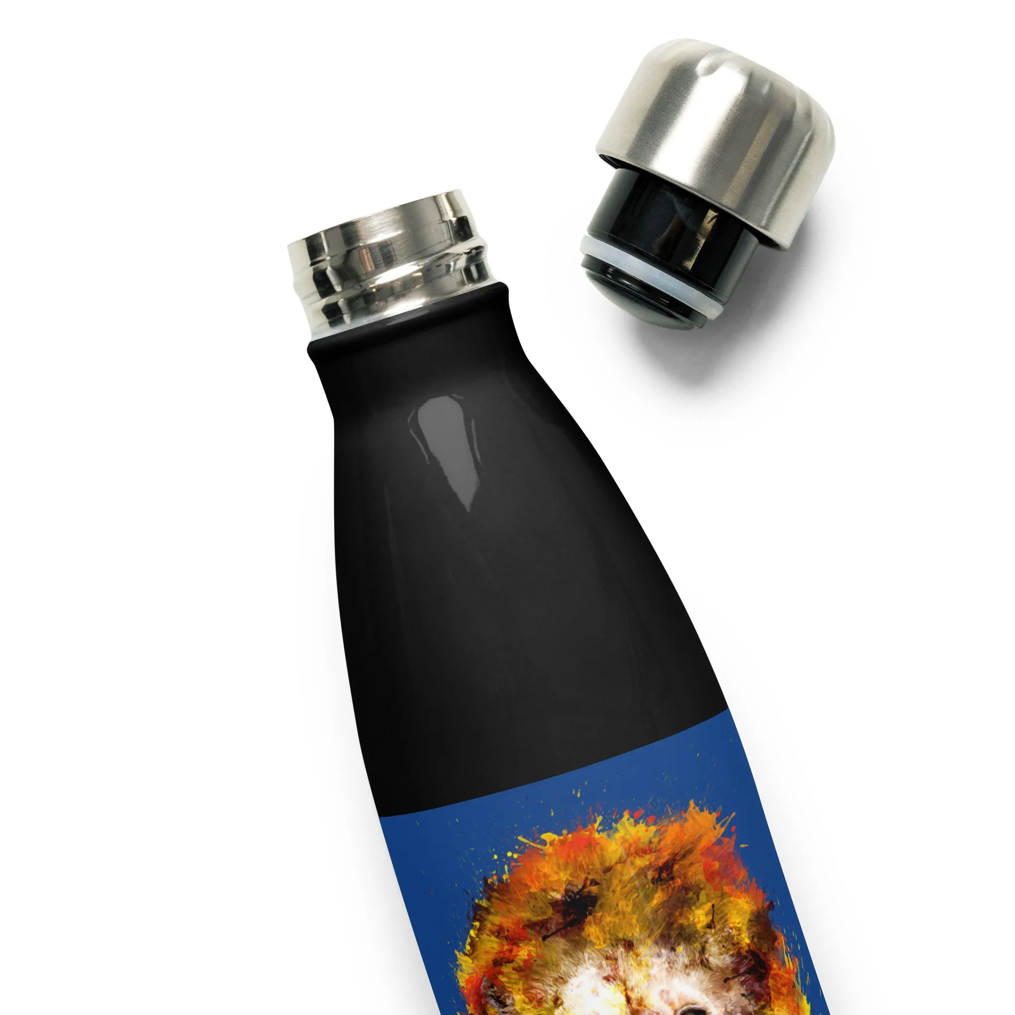 Navy Stainless Steel Water Bottle
