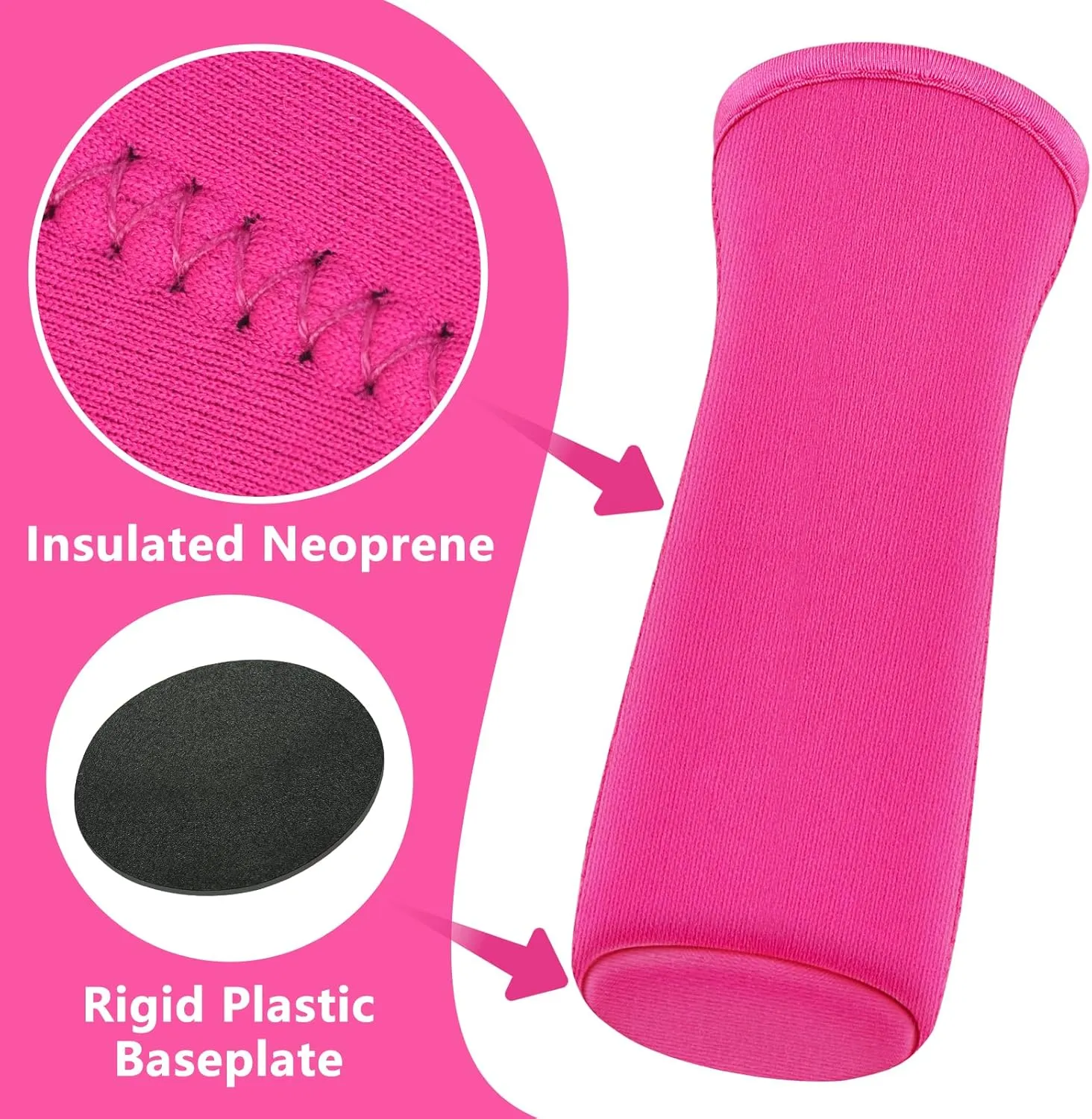 NBOOCUP Protective Sleeve Compatible with 22 oz Cirkul Water Bottle, Fit for 22 oz Plastic & Stainless Steel Bottles, Anti-Slip Cover Made for Cirkul Accessories, Sweat Absorbing Material