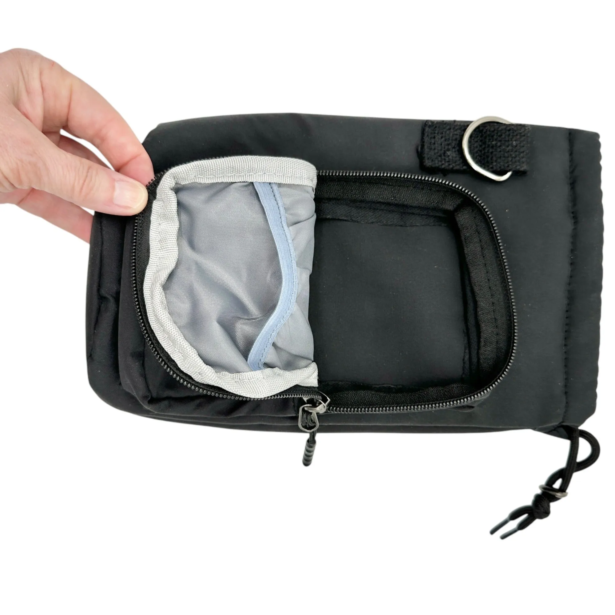 Nircho Insulated Bottle Bag Black With Adjustable Crossbody and Carry Straps