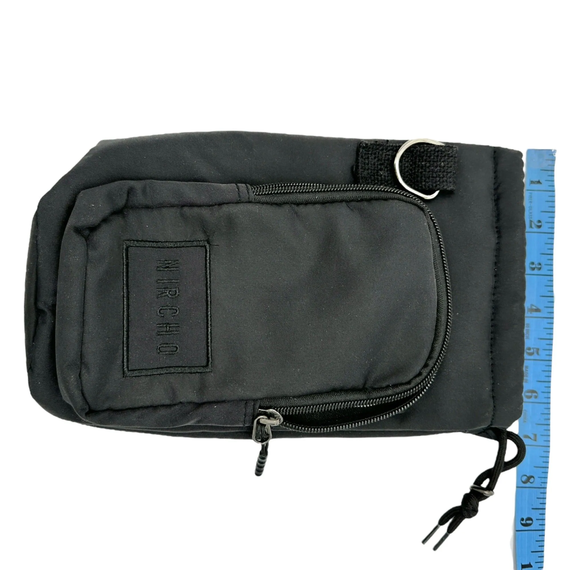 Nircho Insulated Bottle Bag Black With Adjustable Crossbody and Carry Straps