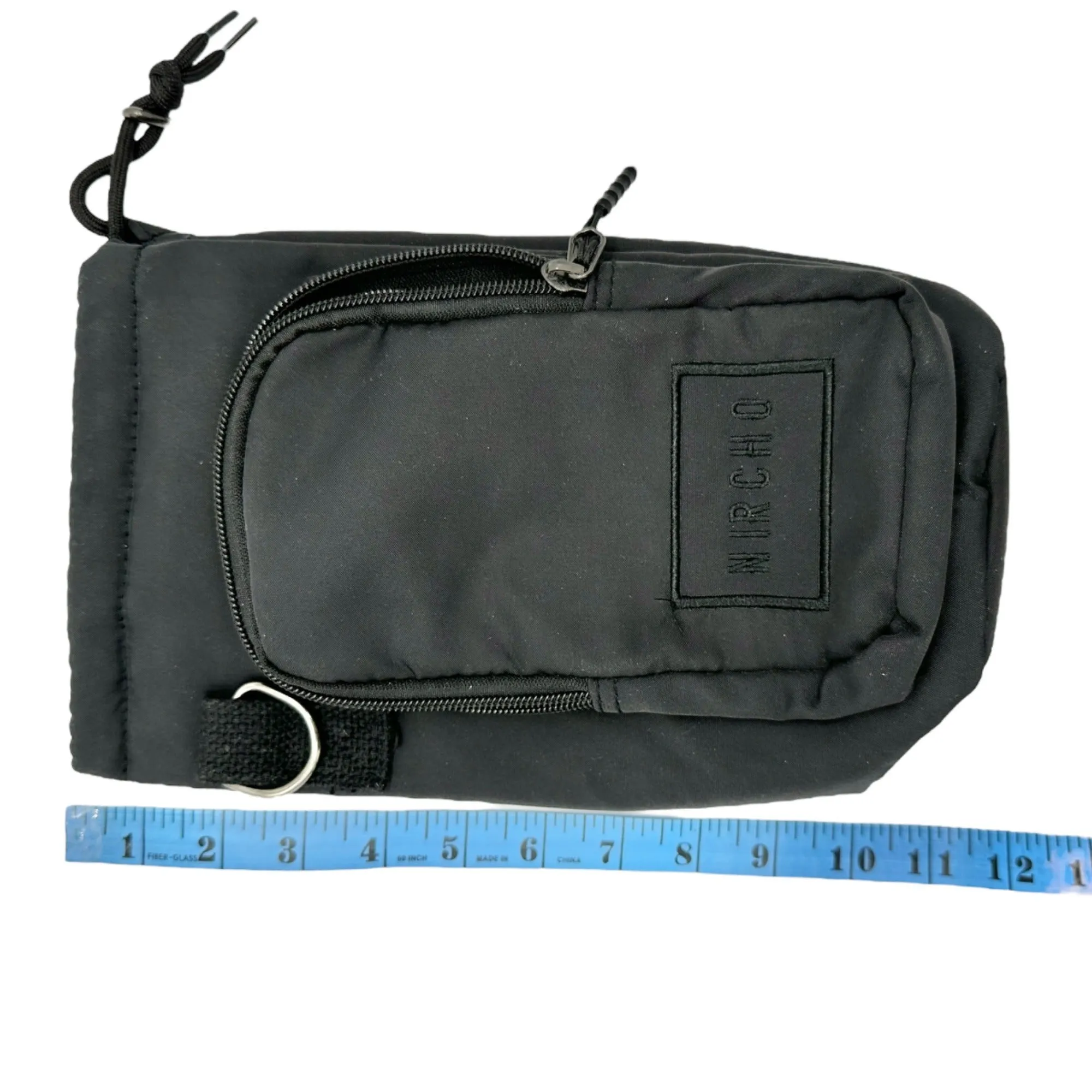 Nircho Insulated Bottle Bag Black With Adjustable Crossbody and Carry Straps