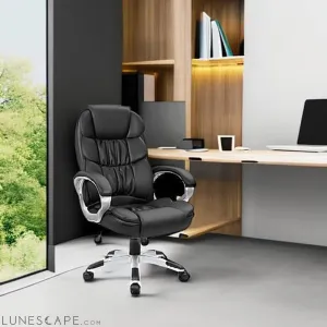 Office Chair High Back Computer Desk Chair, PU Leather Adjustable