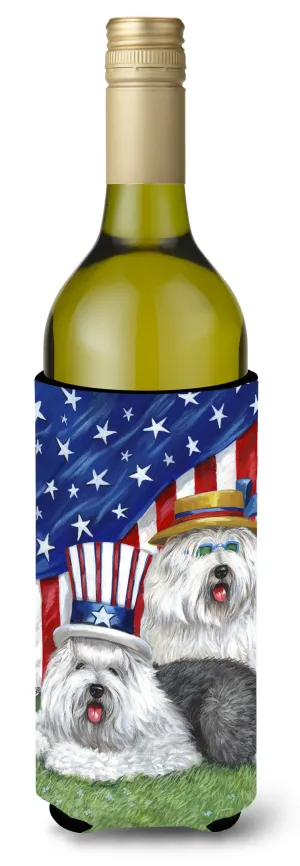Old English Sheepdog USA Wine Bottle Hugger PPP3121LITERK