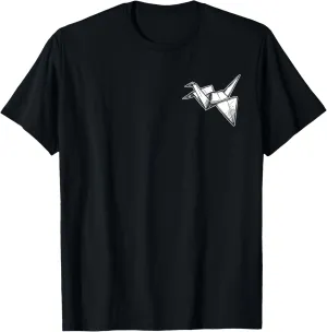 Origami Logo Emblem Owl Paper Crane Folding Master Origami T-Shirt