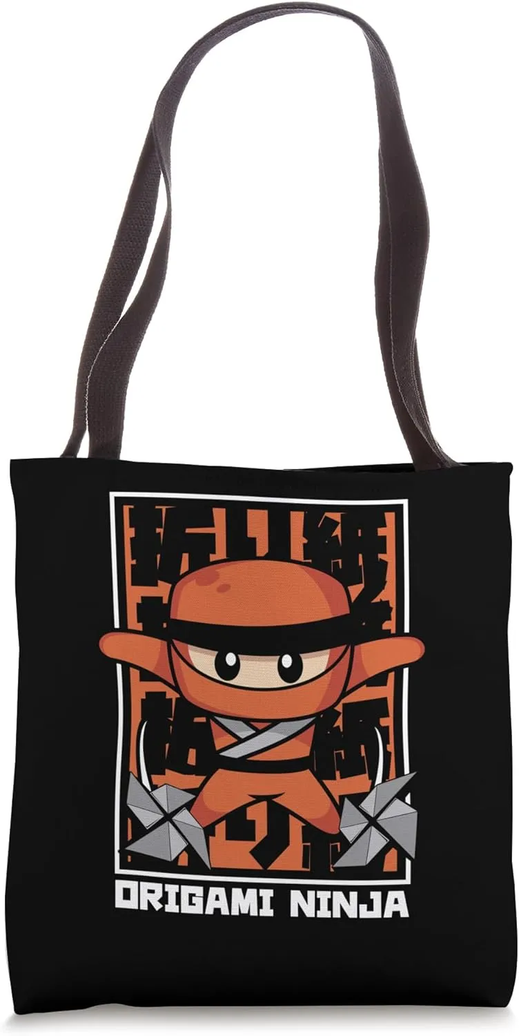 Origami Ninja Owl Paper Crane Folding Master Origami Tote Bag