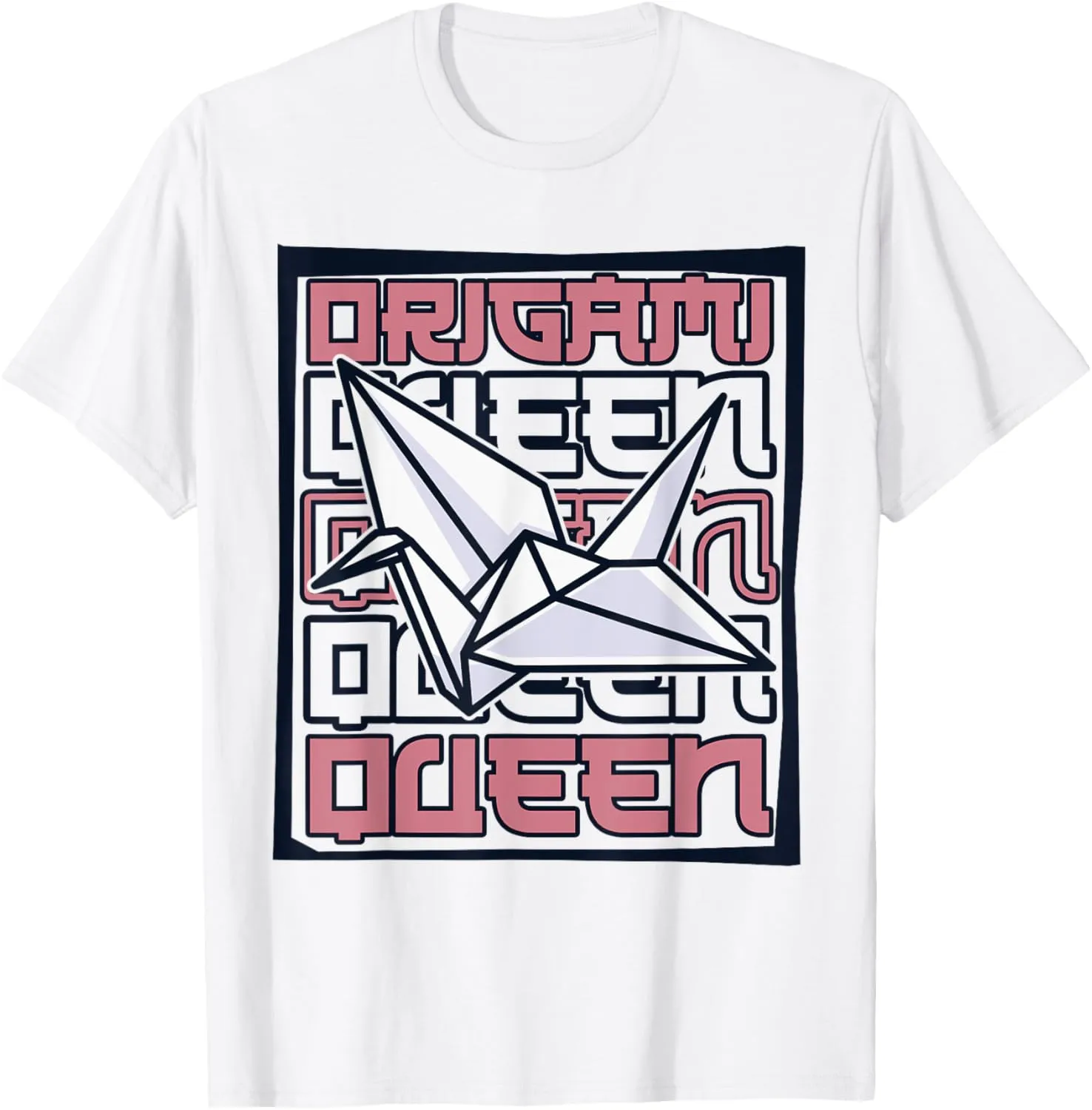 Origami Queen Folding Owl Paper Crane Master Origami T-Shirt