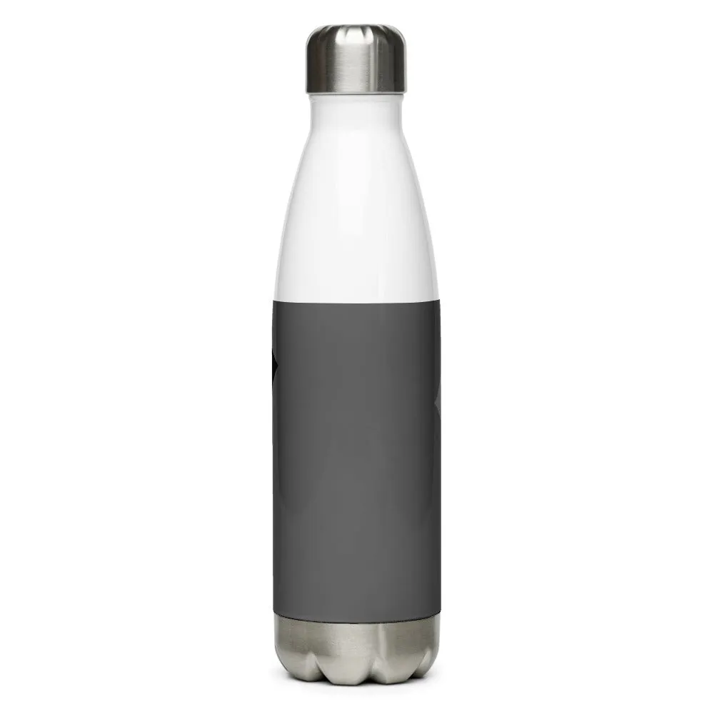 Origen Destination On-Arrival Point of Origen Symbol-inspired Gray Stainless Steel Water Bottle