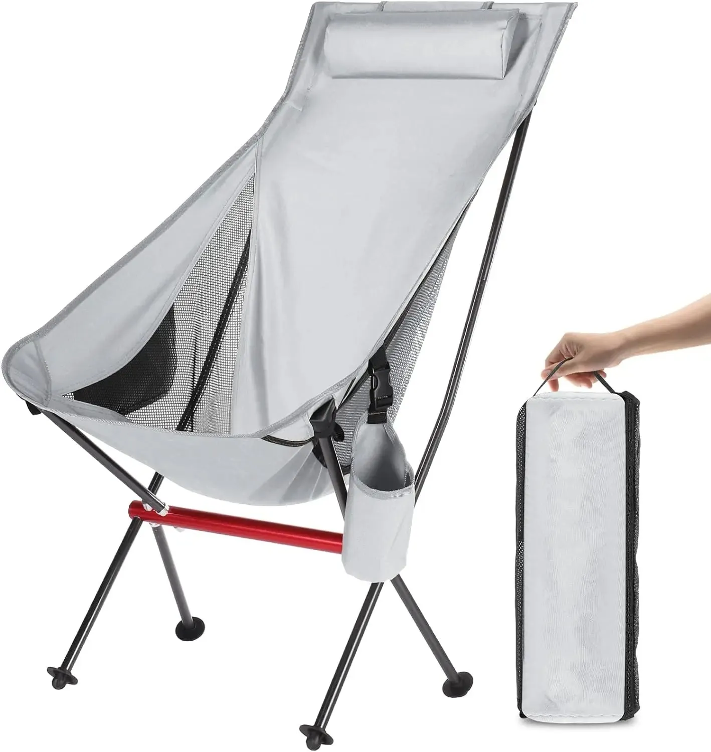Outdoor Camping Ultralight Folding Chair Travel Chair Fishing BBQ Hiking Strong High Load 150kg Beach Oxford Cloth Fishing Chair