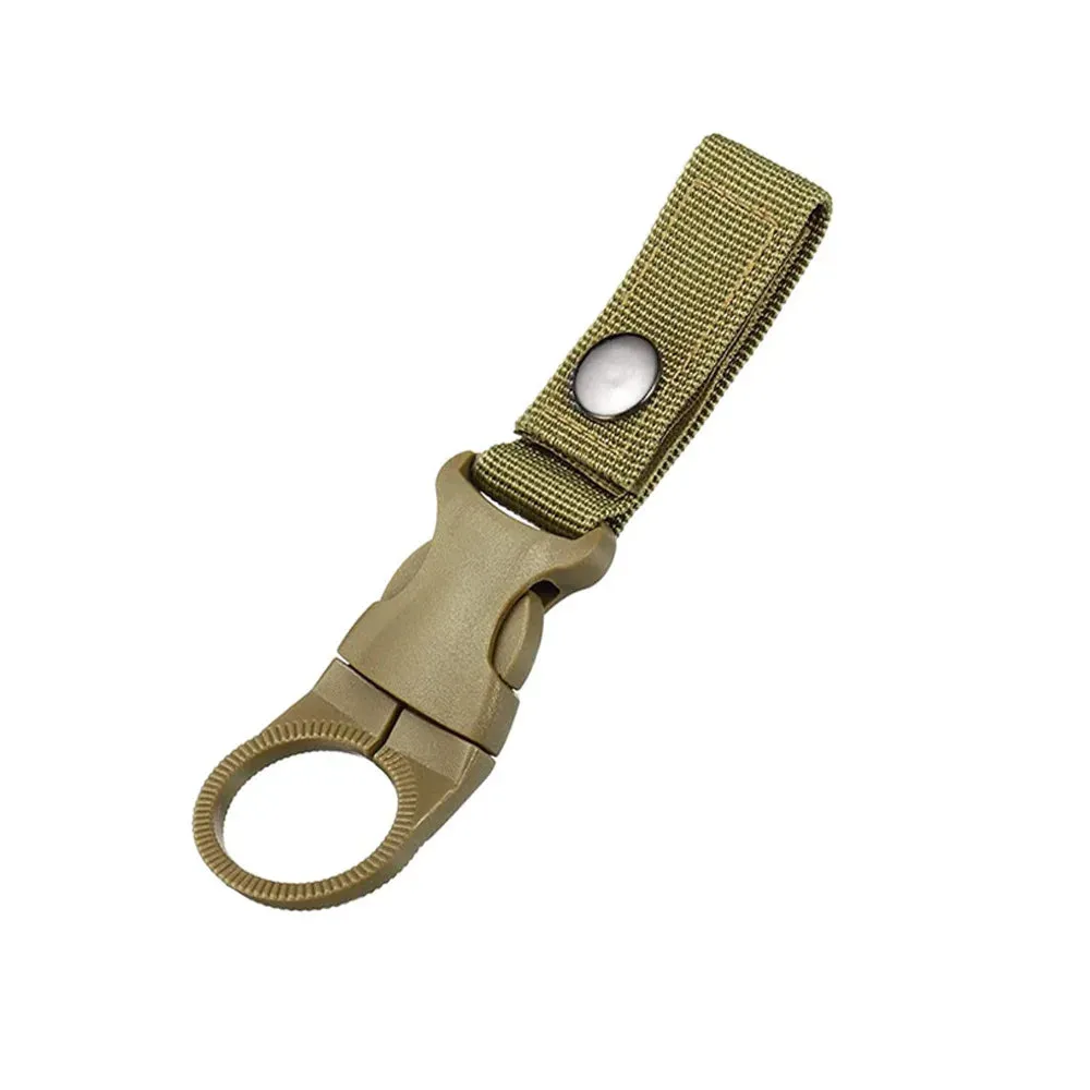 Outdoor Carabiner Tool - Tactical Key Hook with MOLLE Attachment