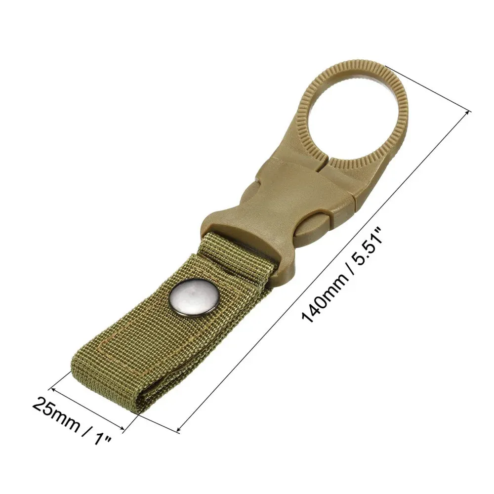 Outdoor Carabiner Tool - Tactical Key Hook with MOLLE Attachment