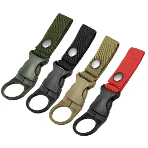 Outdoor Carabiner Tool - Tactical Key Hook with MOLLE Attachment