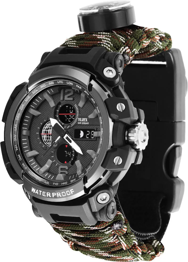 Outdoor Mountaineering, Travel Depth Waterproof Watch