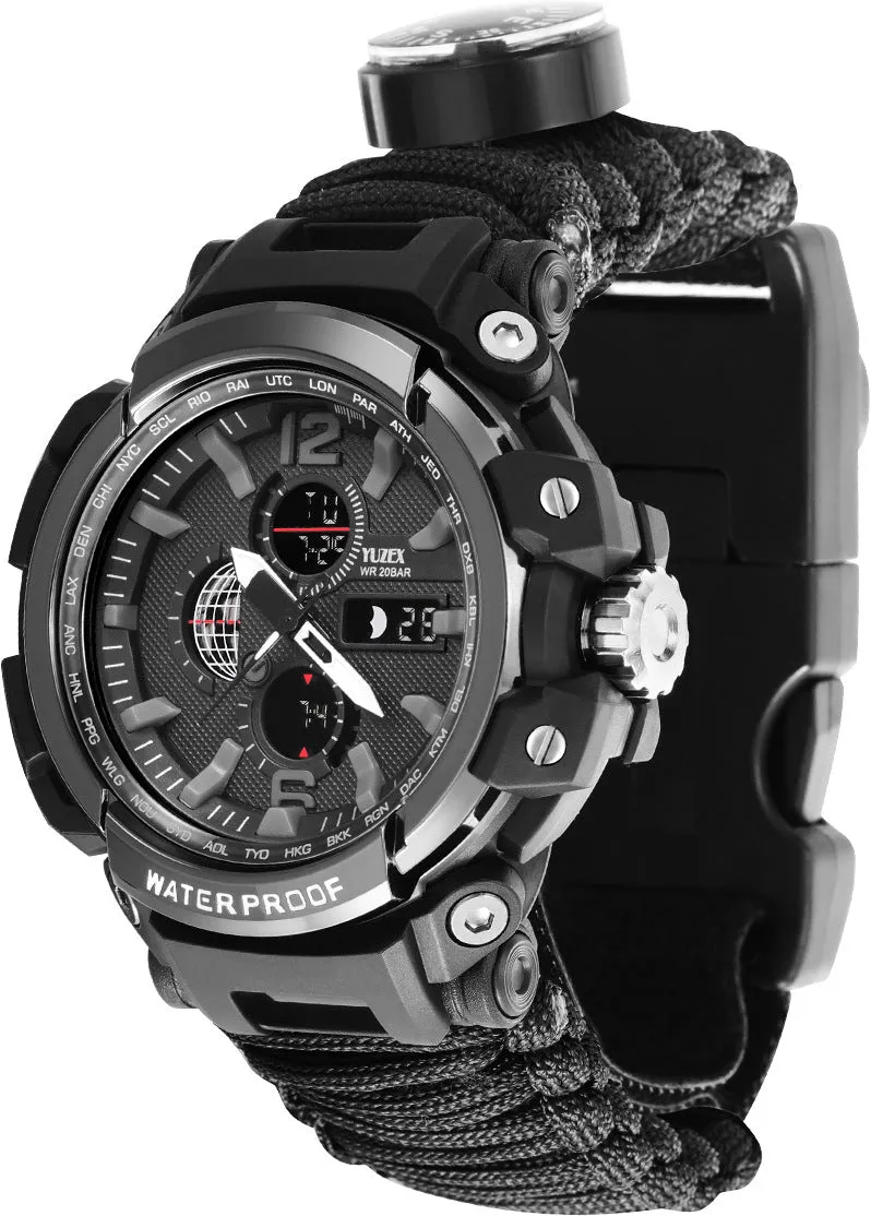 Outdoor Mountaineering, Travel Depth Waterproof Watch
