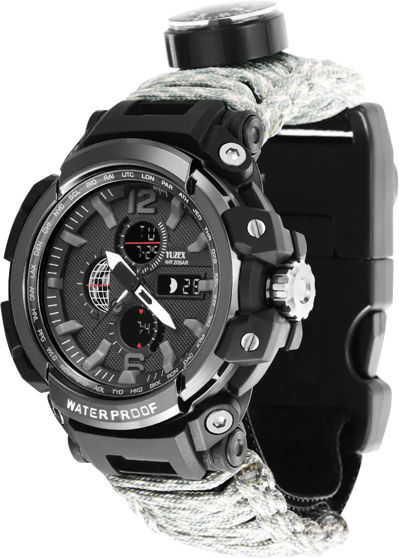 Outdoor Mountaineering, Travel Depth Waterproof Watch