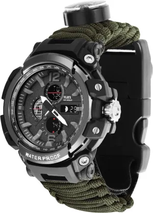 Outdoor Mountaineering, Travel Depth Waterproof Watch