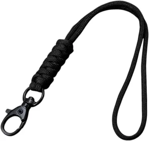 Outdoor Rock Climbing Keychain Handmade Paracord Clip Buckle Keychains Tactical Survival Tool Carabiner Hook Cord