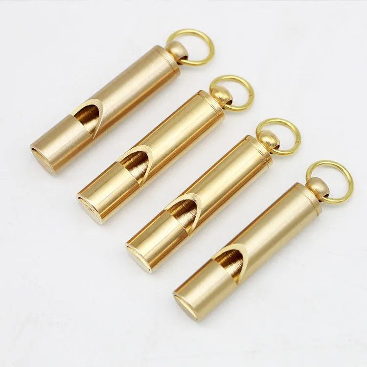 Outdoor Survival Vintage Judge's Brass Whistle